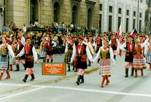 polonez. 1992. oktoberfest. pochod 1